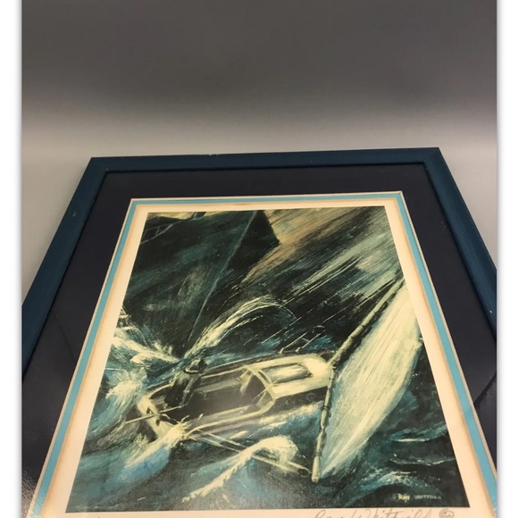 Storm at Sea signed & numbered Art Print by Ray Whitfield. Double matted - Picture 4 of 10